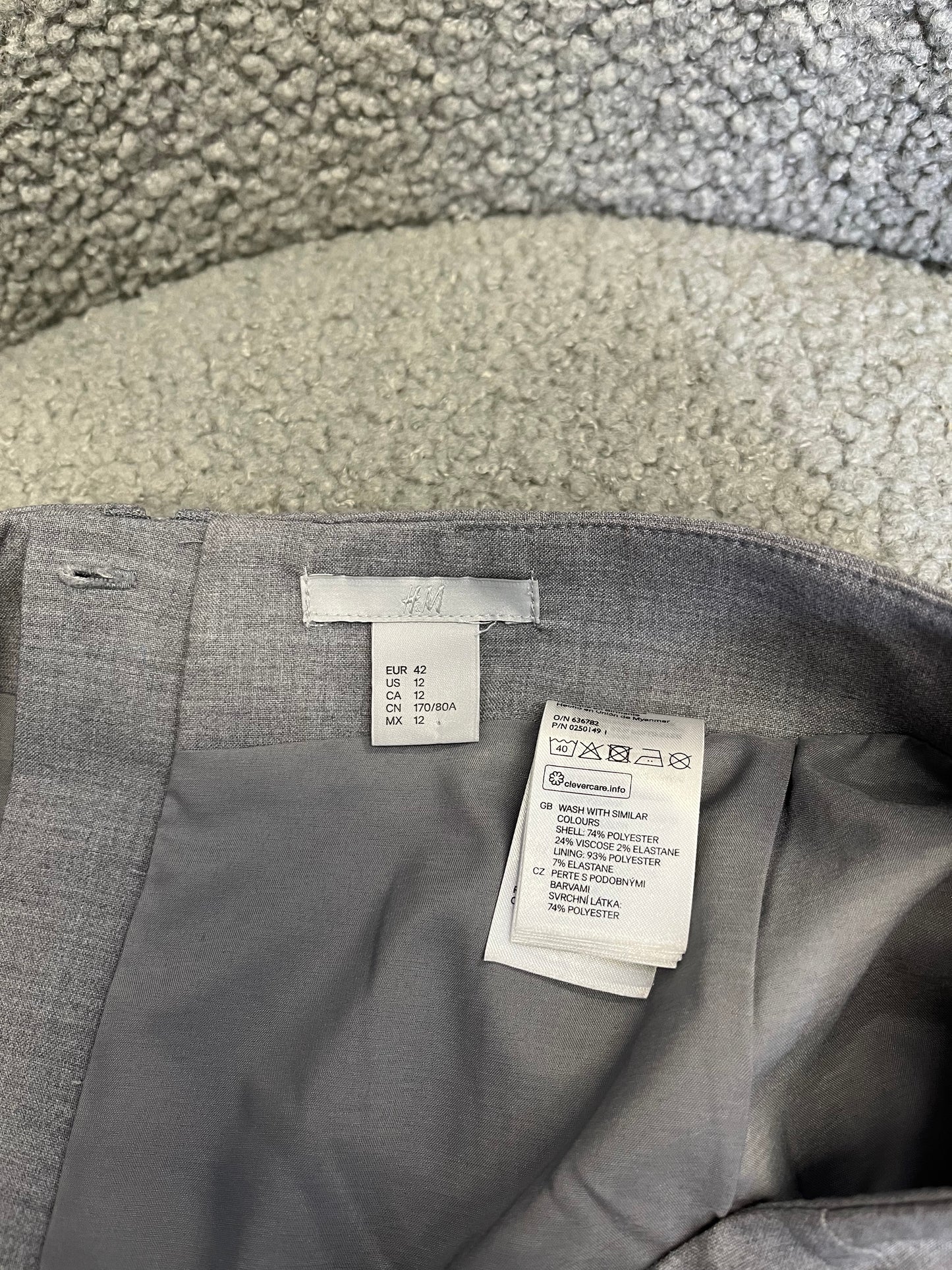 Grey skirt suits